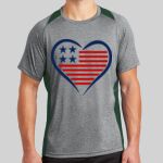 Heather Colorblock Contender ™ Tee Thumbnail