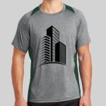 Heather Colorblock Contender ™ Tee Thumbnail