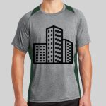 Heather Colorblock Contender ™ Tee Thumbnail