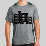 Heather Colorblock Contender ™ Tee Thumbnail