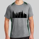 Heather Colorblock Contender ™ Tee Thumbnail