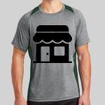 Heather Colorblock Contender ™ Tee Thumbnail