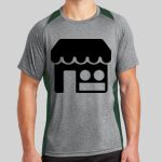 Heather Colorblock Contender ™ Tee Thumbnail