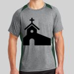 Heather Colorblock Contender ™ Tee Thumbnail