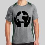 Heather Colorblock Contender ™ Tee Thumbnail