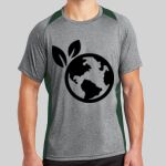 Heather Colorblock Contender ™ Tee Thumbnail