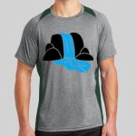 Heather Colorblock Contender ™ Tee Thumbnail