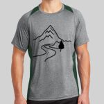 Heather Colorblock Contender ™ Tee Thumbnail