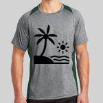 Heather Colorblock Contender ™ Tee Thumbnail