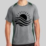 Heather Colorblock Contender ™ Tee Thumbnail