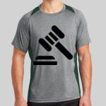 Heather Colorblock Contender ™ Tee Thumbnail