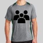 Heather Colorblock Contender ™ Tee Thumbnail