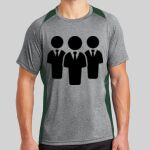 Heather Colorblock Contender ™ Tee Thumbnail