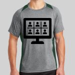 Heather Colorblock Contender ™ Tee Thumbnail