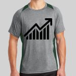 Heather Colorblock Contender ™ Tee Thumbnail