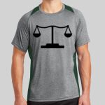 Heather Colorblock Contender ™ Tee Thumbnail