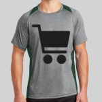 Heather Colorblock Contender ™ Tee Thumbnail