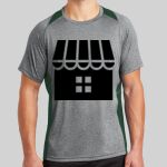 Heather Colorblock Contender ™ Tee Thumbnail