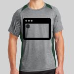 Heather Colorblock Contender ™ Tee Thumbnail