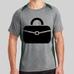 Heather Colorblock Contender ™ Tee Thumbnail