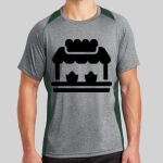 Heather Colorblock Contender ™ Tee Thumbnail