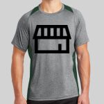 Heather Colorblock Contender ™ Tee Thumbnail
