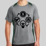 Heather Colorblock Contender ™ Tee Thumbnail