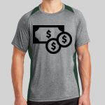 Heather Colorblock Contender ™ Tee Thumbnail