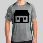 Heather Colorblock Contender ™ Tee Thumbnail