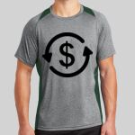 Heather Colorblock Contender ™ Tee Thumbnail