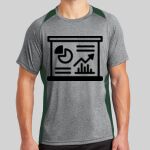 Heather Colorblock Contender ™ Tee Thumbnail