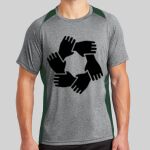 Heather Colorblock Contender ™ Tee Thumbnail