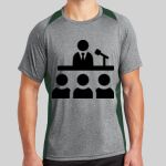 Heather Colorblock Contender ™ Tee Thumbnail