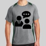 Heather Colorblock Contender ™ Tee Thumbnail