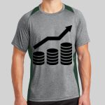 Heather Colorblock Contender ™ Tee Thumbnail