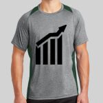 Heather Colorblock Contender ™ Tee Thumbnail