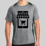 Heather Colorblock Contender ™ Tee Thumbnail