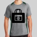 Heather Colorblock Contender ™ Tee Thumbnail