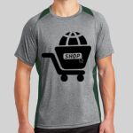 Heather Colorblock Contender ™ Tee Thumbnail