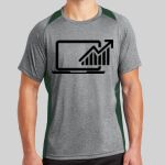 Heather Colorblock Contender ™ Tee Thumbnail