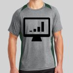 Heather Colorblock Contender ™ Tee Thumbnail