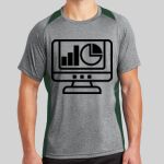 Heather Colorblock Contender ™ Tee Thumbnail