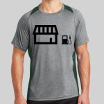 Heather Colorblock Contender ™ Tee Thumbnail