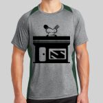 Heather Colorblock Contender ™ Tee Thumbnail