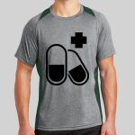 Heather Colorblock Contender ™ Tee Thumbnail