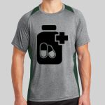 Heather Colorblock Contender ™ Tee Thumbnail