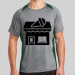 Heather Colorblock Contender ™ Tee Thumbnail