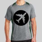 Heather Colorblock Contender ™ Tee Thumbnail