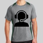 Heather Colorblock Contender ™ Tee Thumbnail