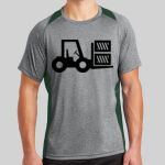 Heather Colorblock Contender ™ Tee Thumbnail